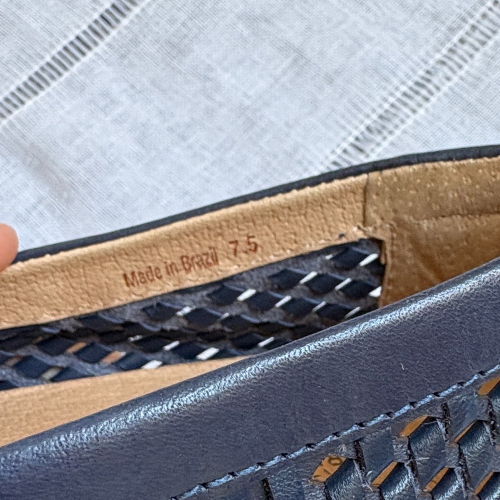 Brioso Presley Woven Leather Ornamented Loafers - Picture 5 of 12